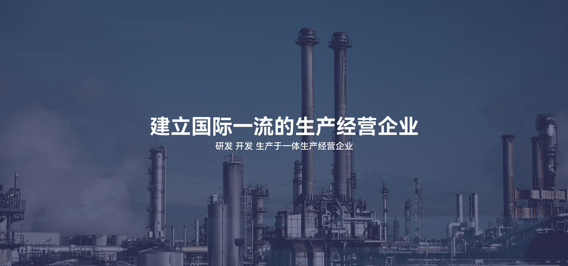 建立研發、開發、生產于一體的生產經營企業